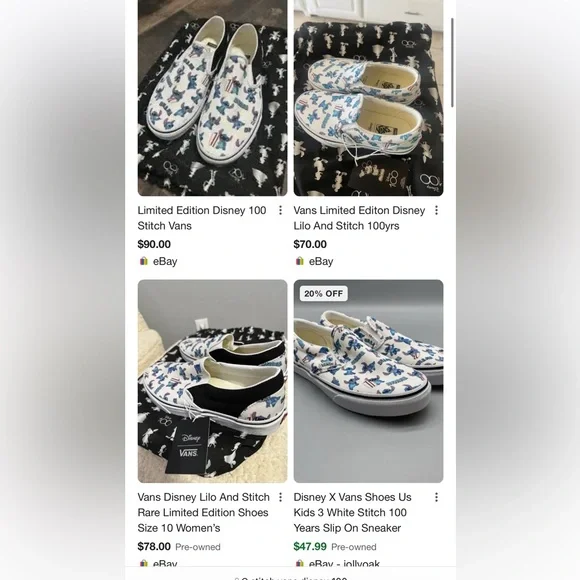 Disney Stitch Vans 13k - Picture 5 of 5